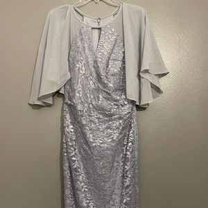 Mother of the Bride/Formal Dress Silver